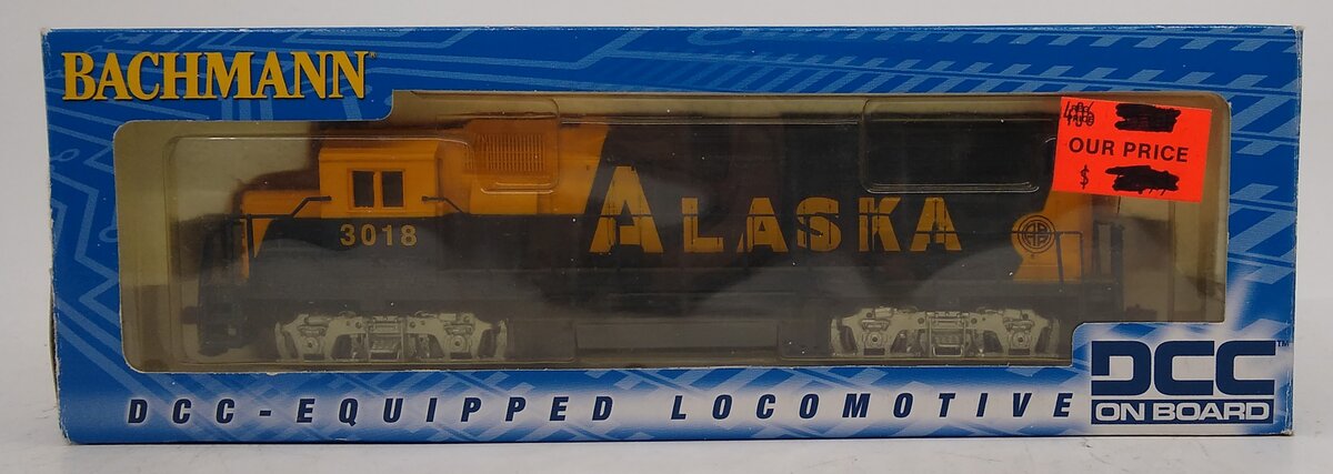 Bachmann 60348 HO Alaska EMD GP40 Diesel Locomotive outlet dc #3015