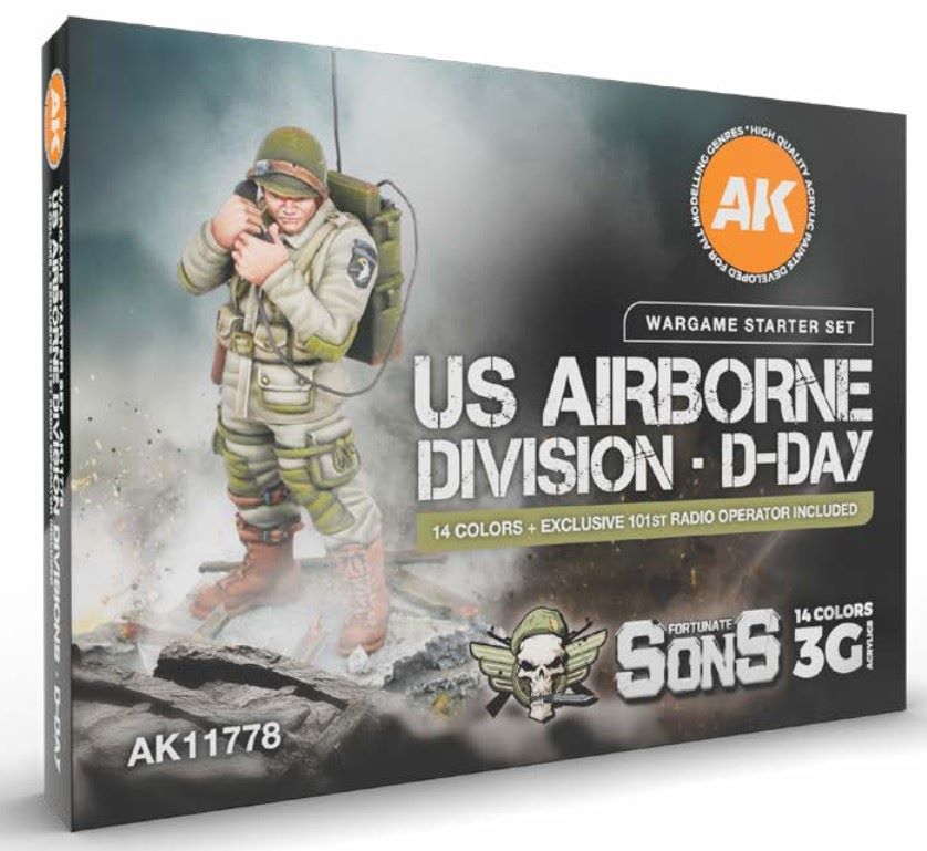 AK Interactive AK11778 US Airborne Division - D-Day - 17 ml Paint Bott –  Trainz