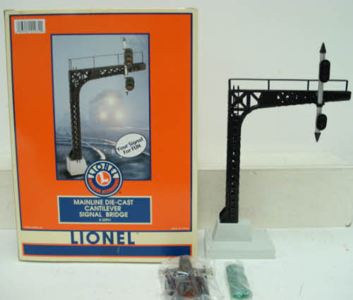 Lionel 6-22931 O Gauge Die-Cast Cantilever Signal Bridge