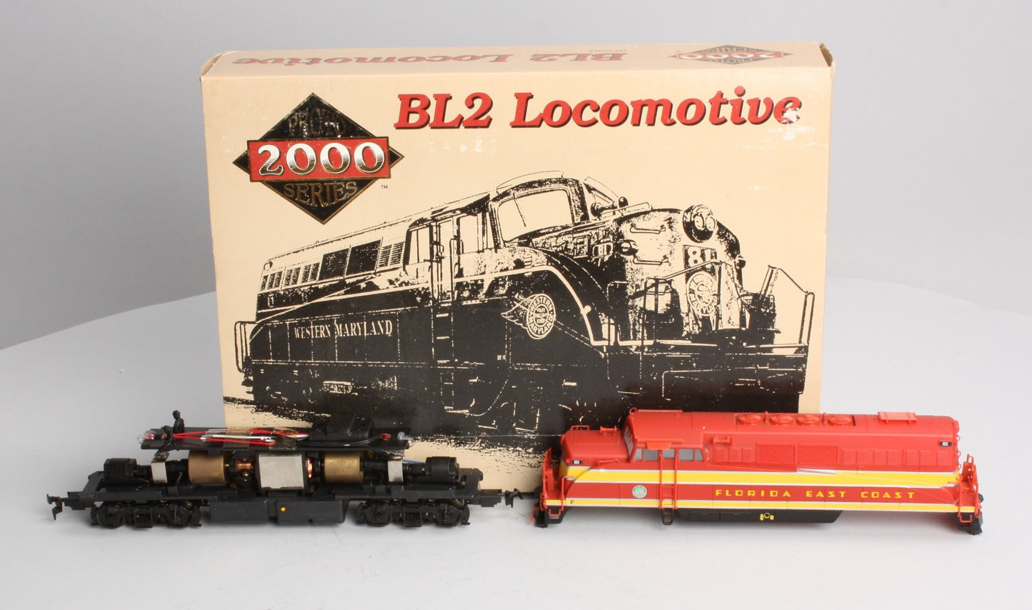 Proto 2000 8355 HO Scale Florida East Coast BL2 Locomotive #601 LN/Box