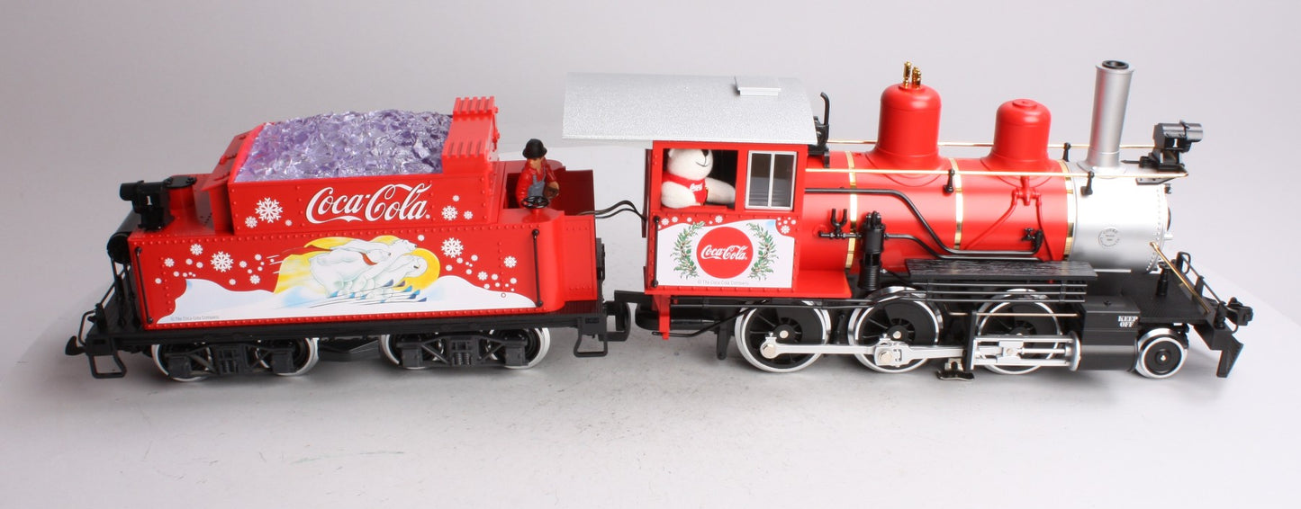 LGB 25194 G Gauge Coca-Cola Mogul Steam Locomotive & Tender w Sound & Smoke LN/Box