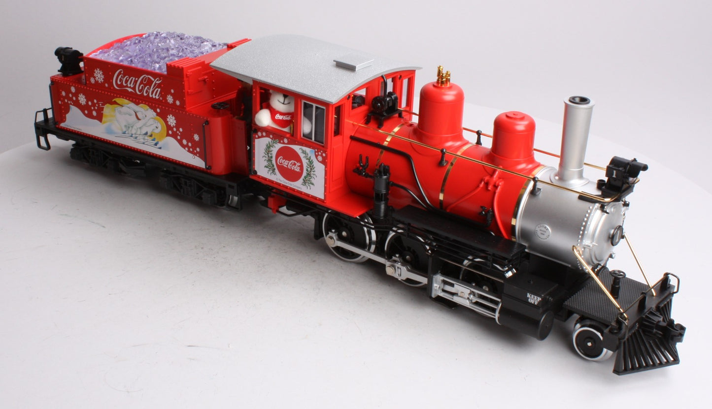 LGB 25194 G Gauge Coca-Cola Mogul Steam Locomotive & Tender w Sound & Smoke LN/Box