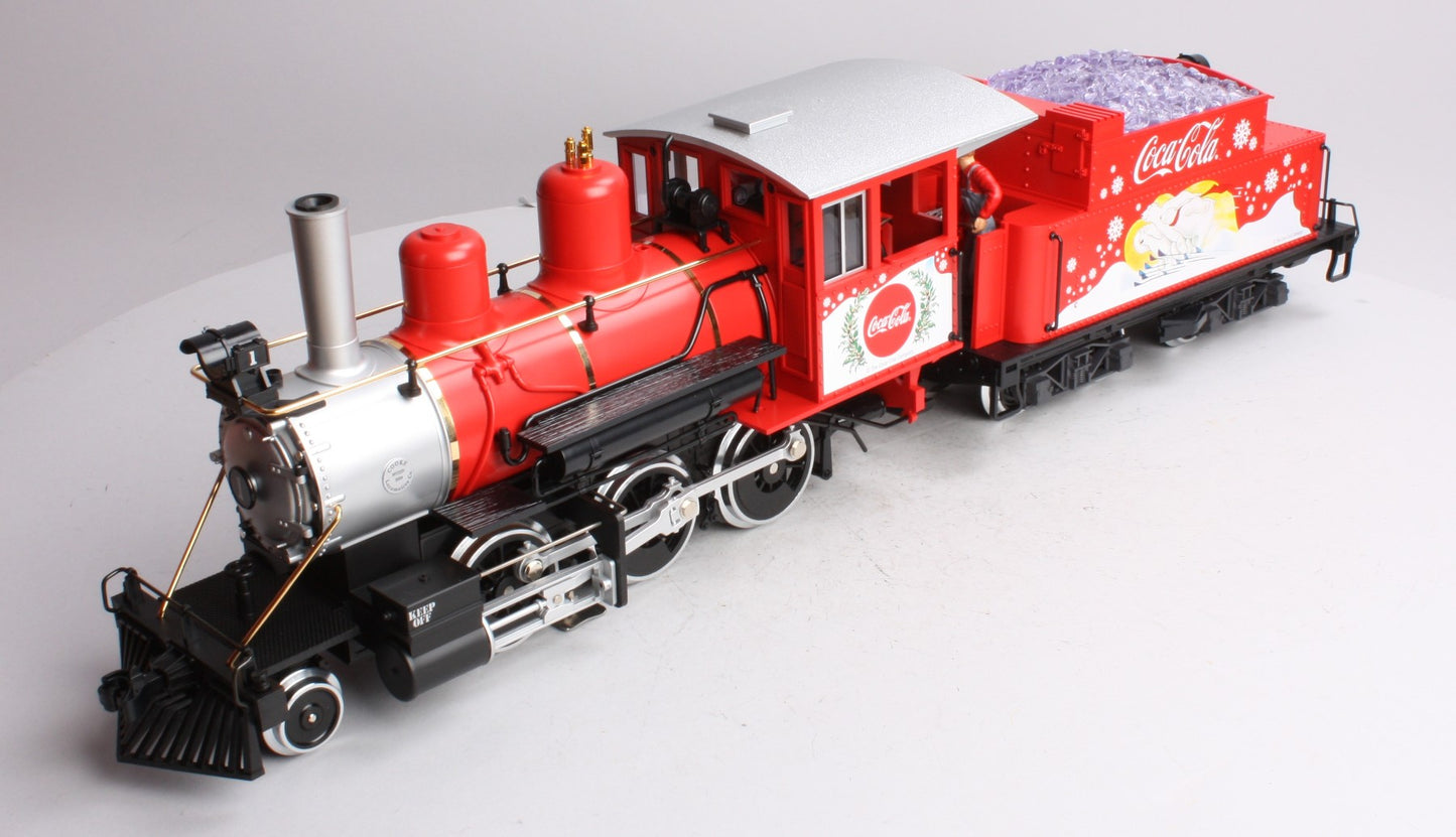 LGB 25194 G Gauge Coca-Cola Mogul Steam Locomotive & Tender w Sound & Smoke LN/Box