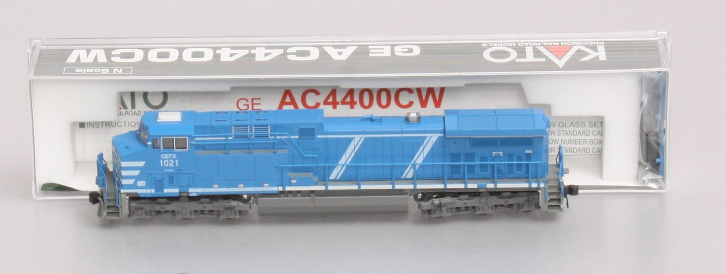 Kato 176-7002 N Scale CEFX AC4400CW Diesel Locomotive #1021 LN/Box