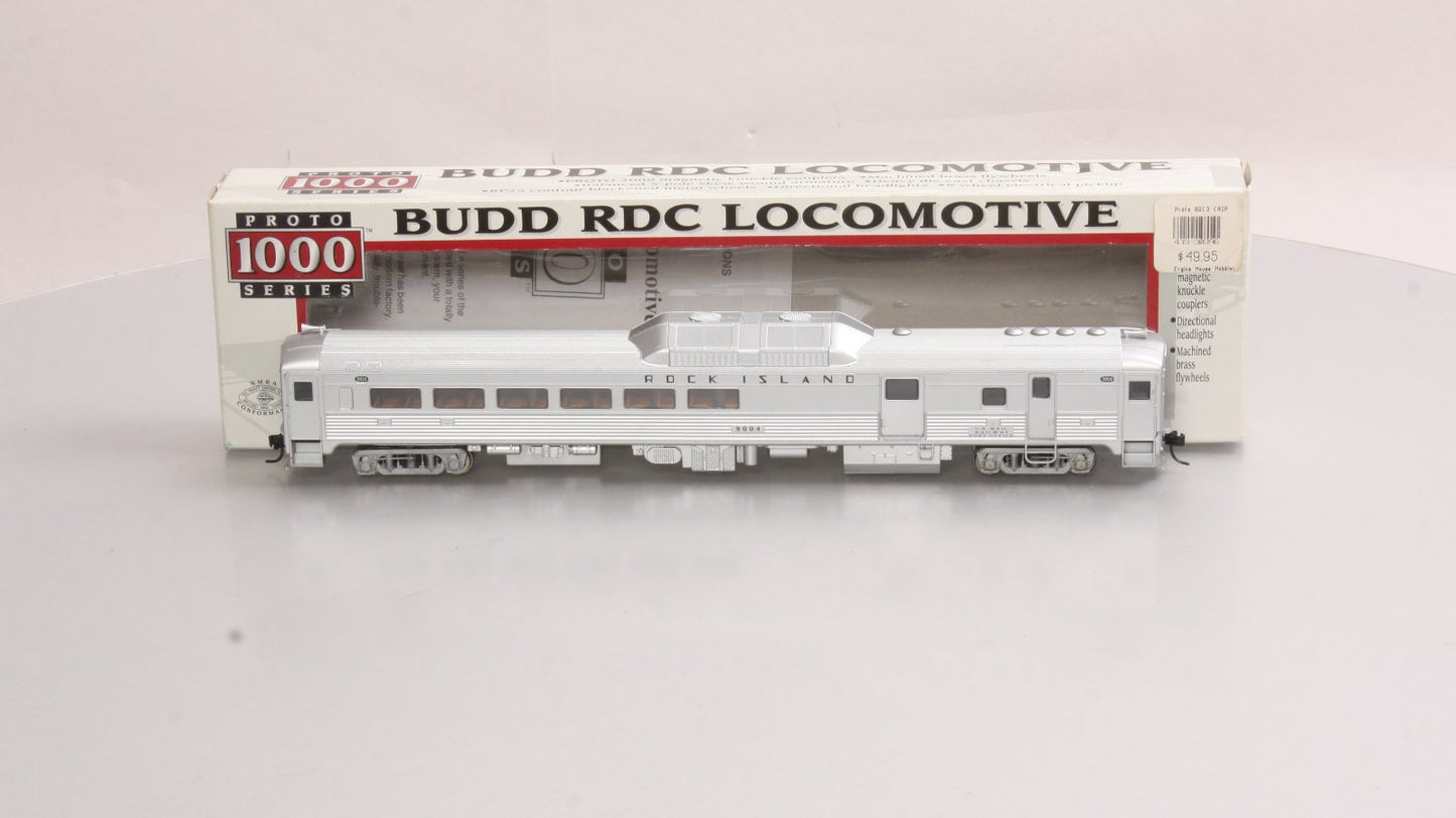 Proto 1000 30396 HO Scale Rock Island Budd RDC #9004 LN/Box