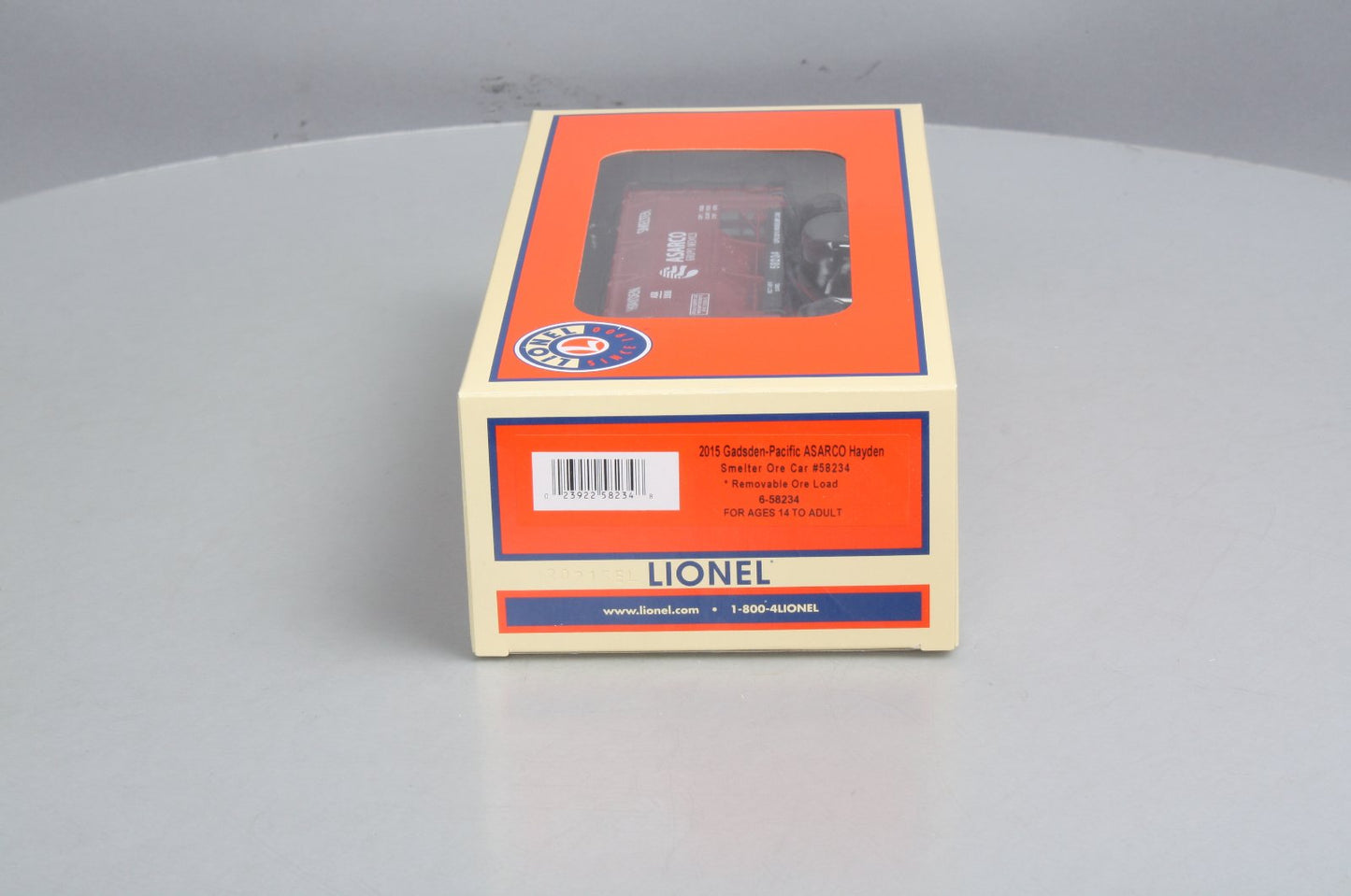 Lionel 6-58234 2015 Gadsden-Pacific ASARCO Hayden Smelter Ore Car LN/Box