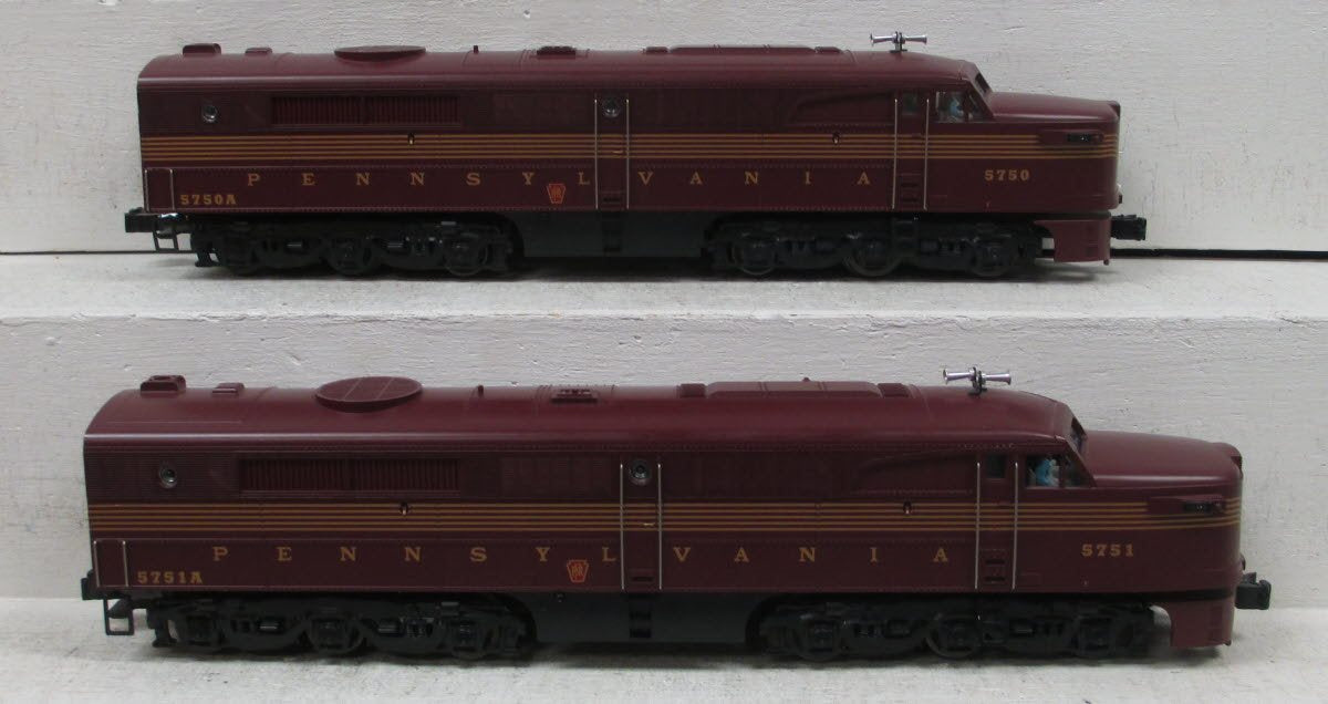 Lionel 6-18245 O Pennsylvania Alco PA-1 AA Diesel Engine Set #5750/5751 w/TMCC LN/Box