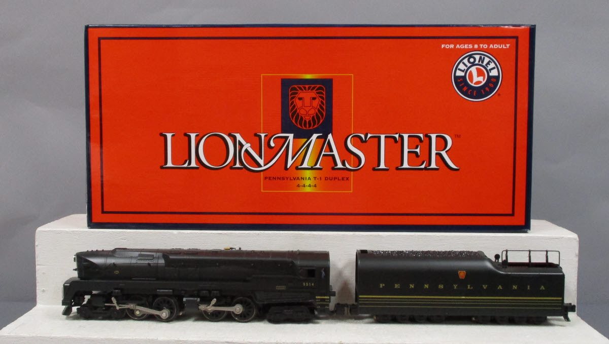 Lionel 6-38020 O Lionmaster PRR T-1 Duplex 4-4-4-4 Steam Loco & Tender #5514 LN/Box