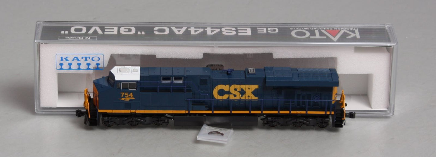 Kato 176-8907 N Scale CSX ES44AC Diesel Locomotive #754