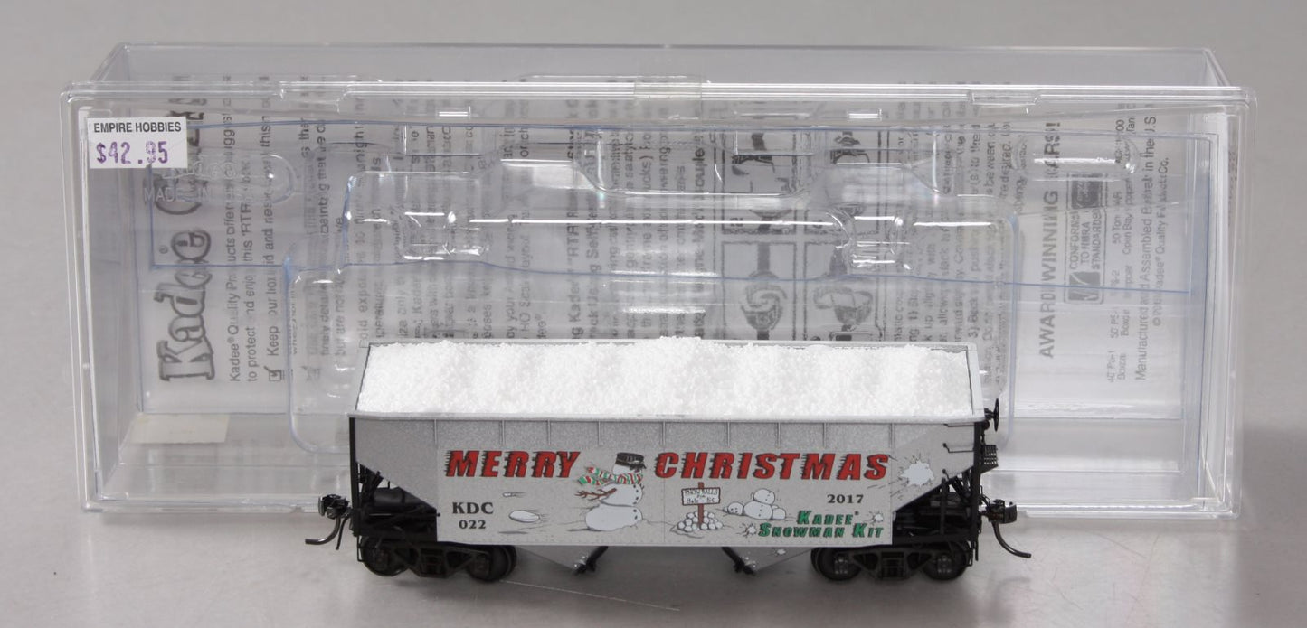 Kadee 6922 2017 HO Scale Kadee Christmas Boxcar #022