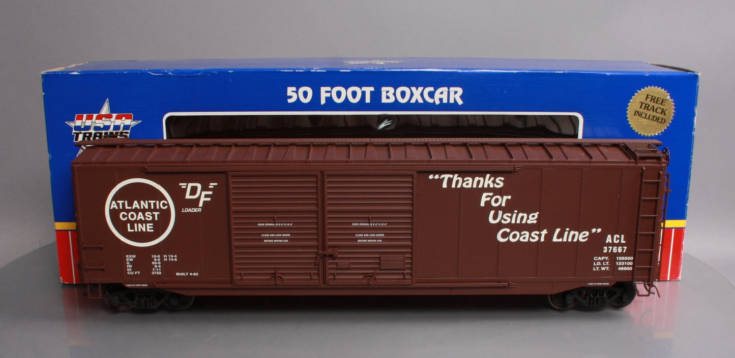 USA Trains R19311B G Atlantic Coast Line 50 Ft. Box Car with AAR Double Door