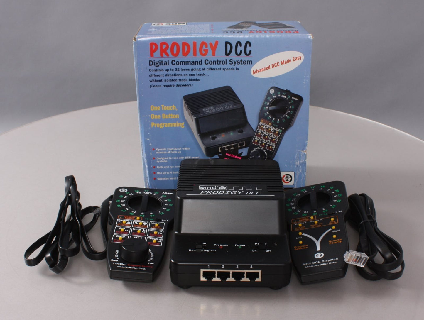 MRC AD150 DCC Prodigy System - 3 Amp Power Supply Console Controller & Handheld  LN/Box