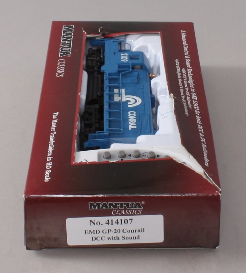 Mantua 414107 HO Conrail EMD GP20 EMD GP20 Diesel Locomotive Sound/DCC #2109