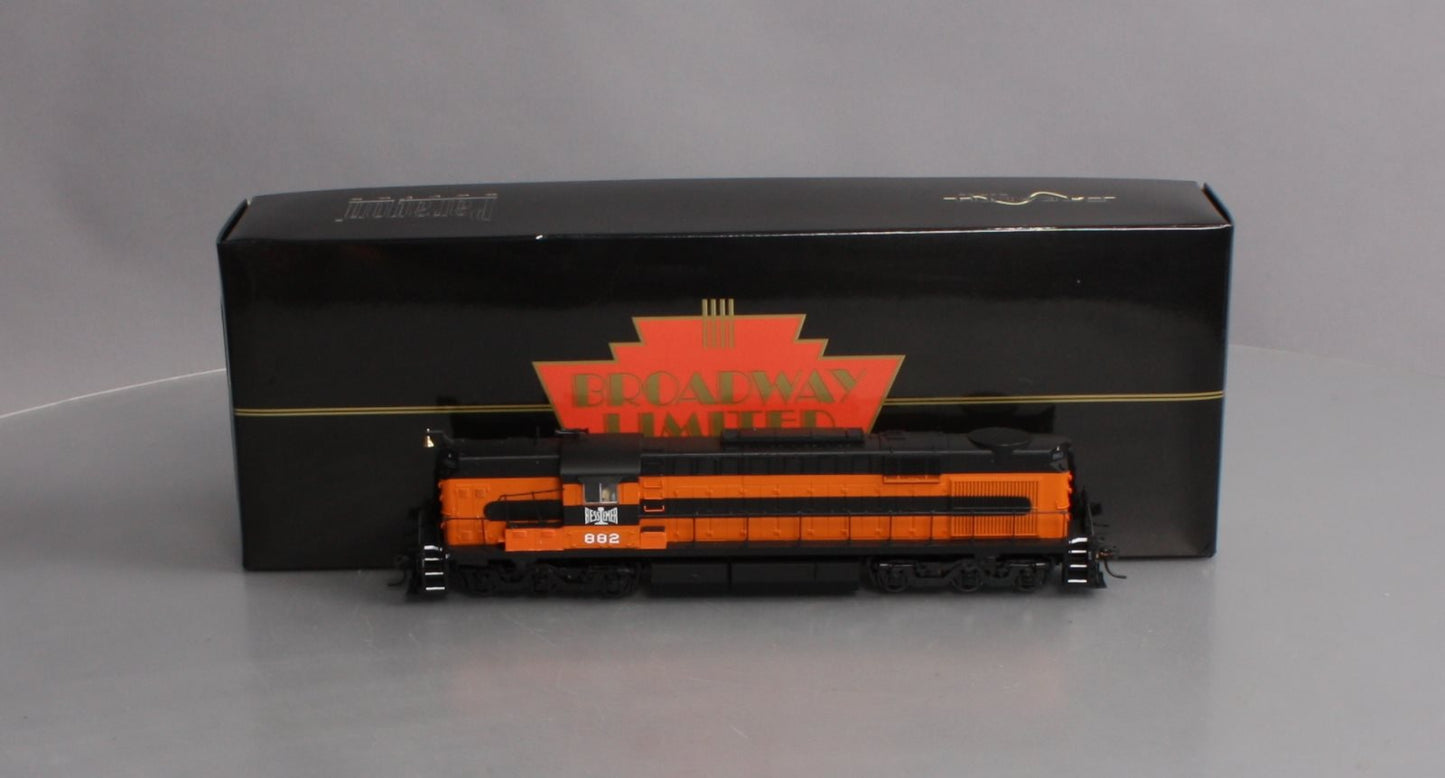 Broadway Limited 922 HO Bessemer & Lake Erie Diesel Alco RSD-15 High Hood #882