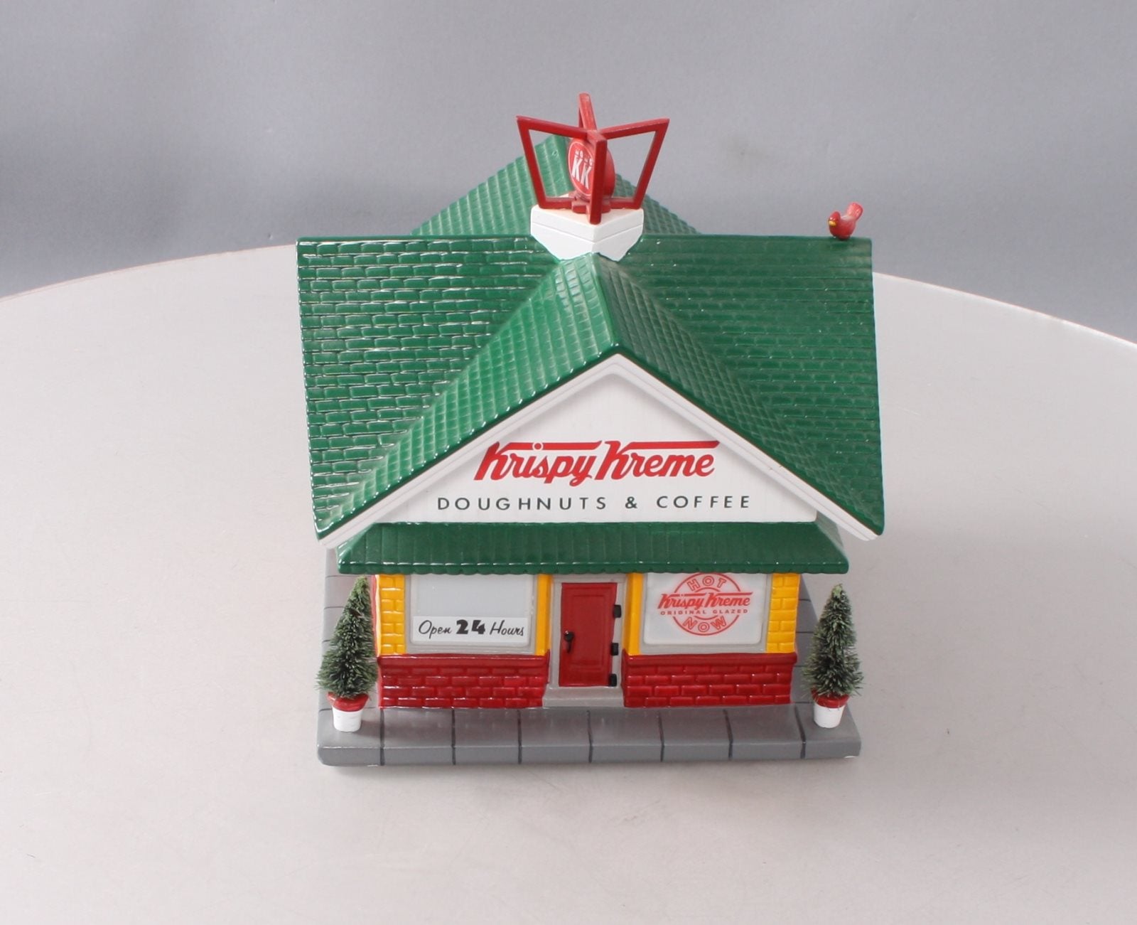 Department cheapest 56 Krispy Kreme Doughnut Shop with Kids Figurine Christmas Village