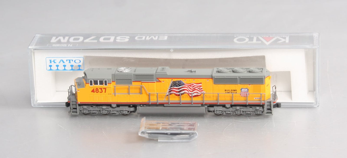 Kato 176-8604 N Scale Union Pacific SD70M Diesel Locomotive #4837 LN/Box