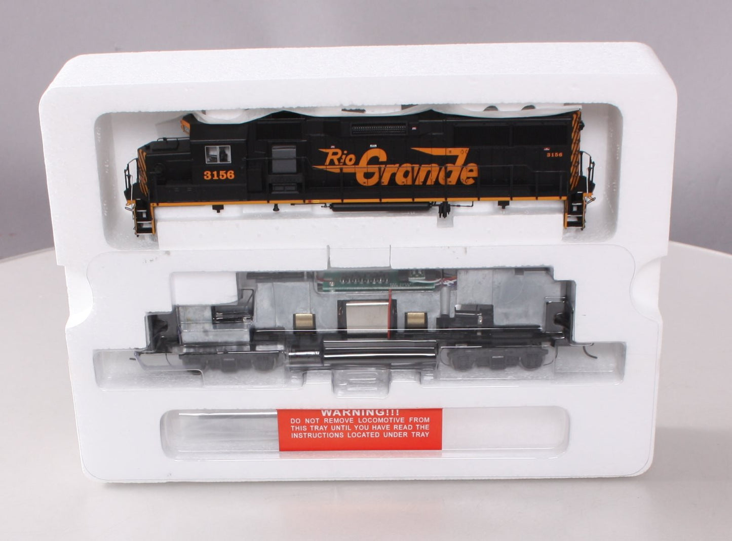 Proto 2000 30543 HO Scale Rio Grande EMD GP60 Diesel Locomotive #3156 MT/Box