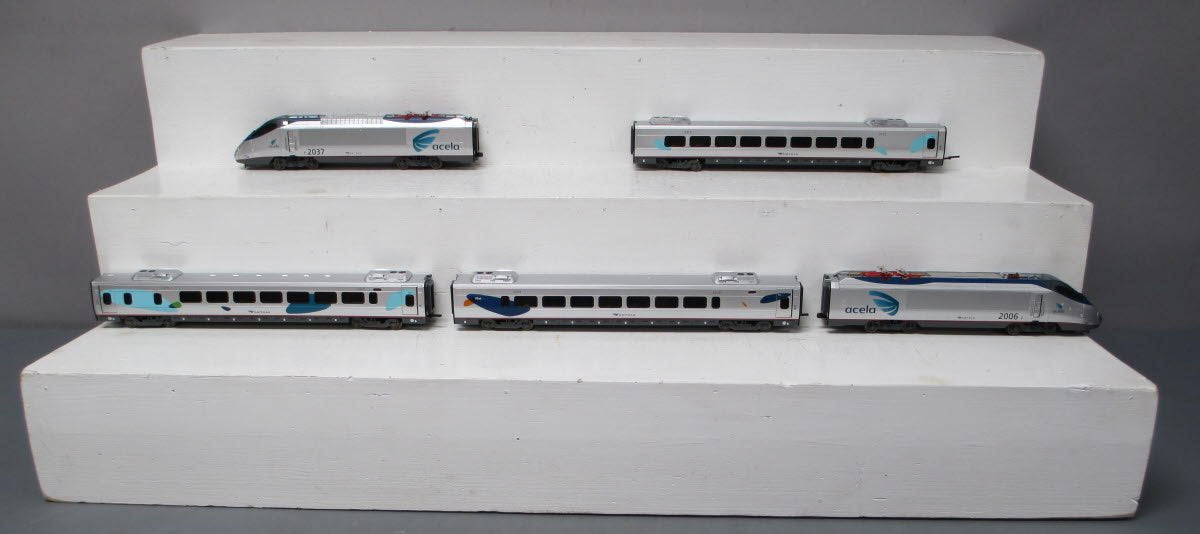 Bachmann 01205 Amtrak Acela Express HO Gauge Electric Starter Train Se Trainz