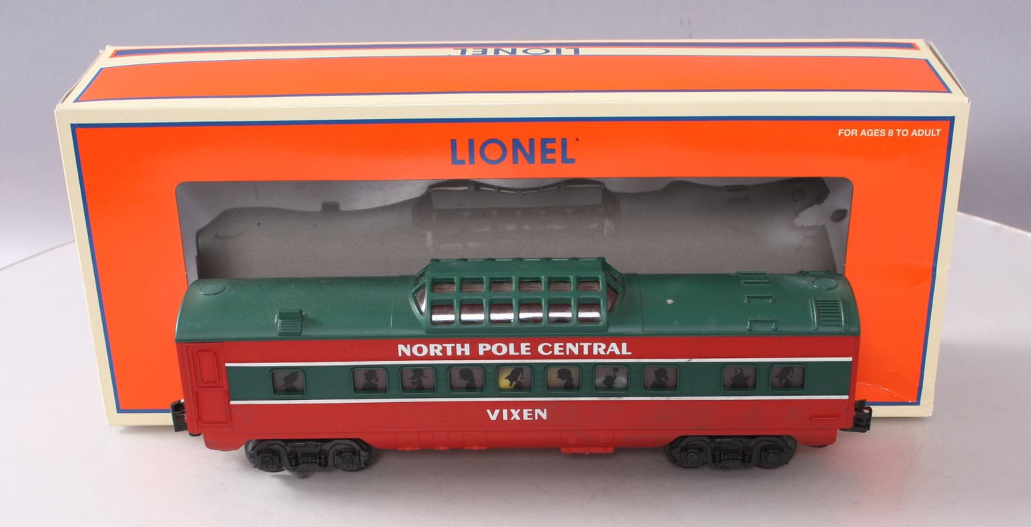 Lionel 6-25196 O Gauge North Pole Central "Vixen" Vista Dome LN/Box