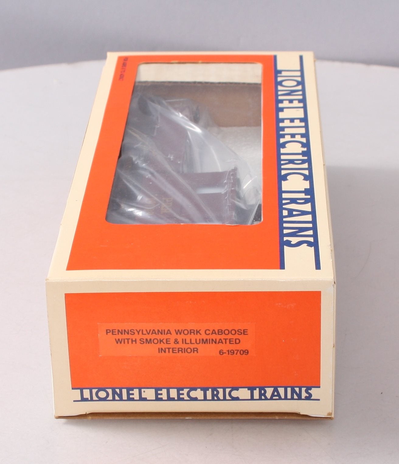 Lionel 6-19709 O Gauge Pennsylvania Illuminated Work Caboose with Smoke #19709