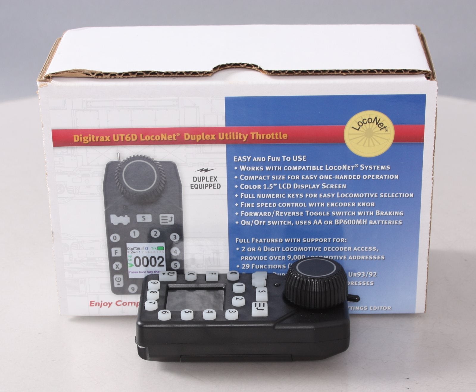 Digitrax UT6D Duplex Radio Utility Throttle – Trainz