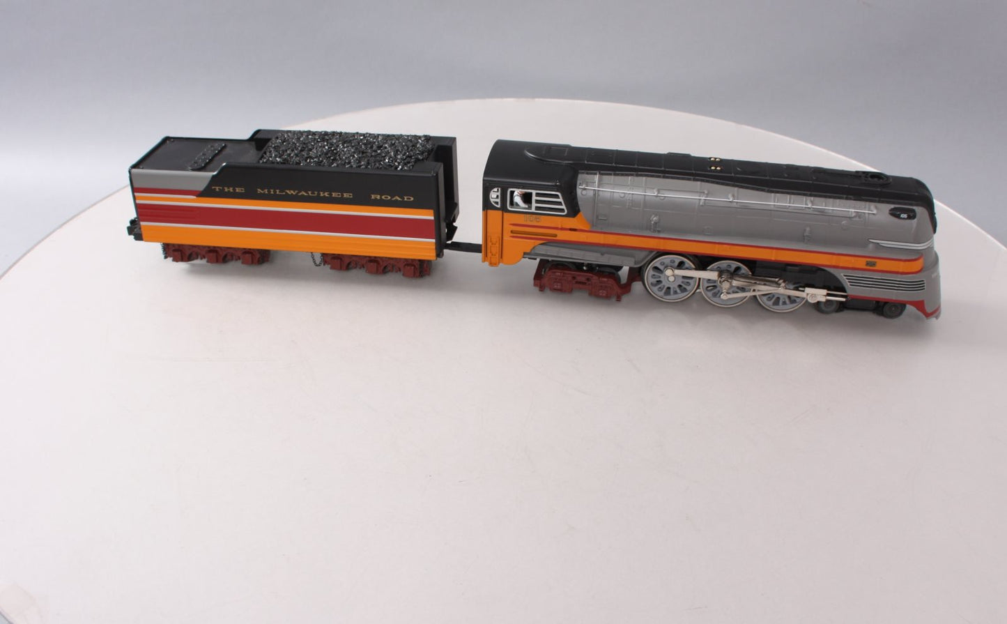 MTH 30-1683-1 O Milwaukee Road 4-6-4 Imperial Hudson Steam Locomotive #105