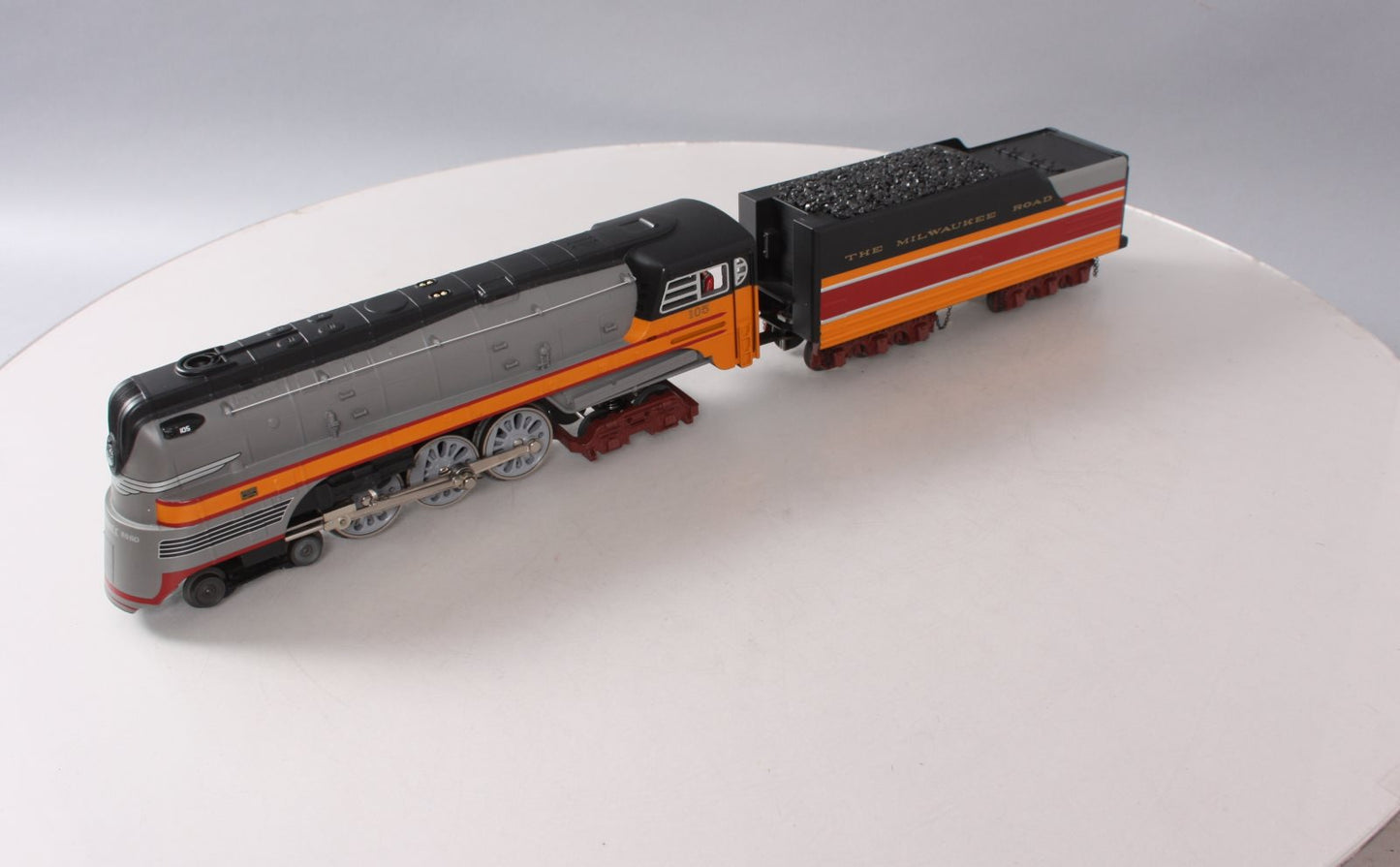 MTH 30-1683-1 O Milwaukee Road 4-6-4 Imperial Hudson Steam Locomotive #105