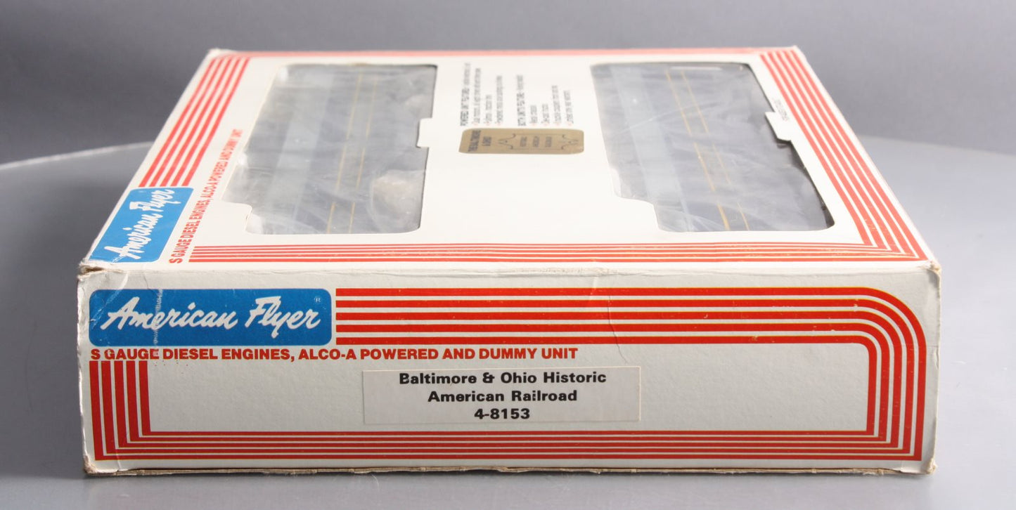 American Flyer 4-8153 S Baltimore & Ohio Historic American Diesel Locomotive Set LN/Box