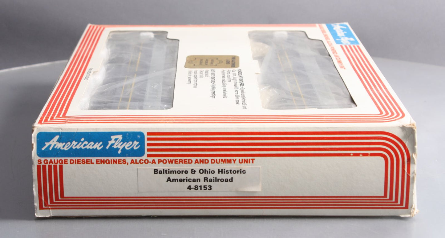 American Flyer 4-8153 S Baltimore & Ohio Historic American Diesel Locomotive Set LN/Box