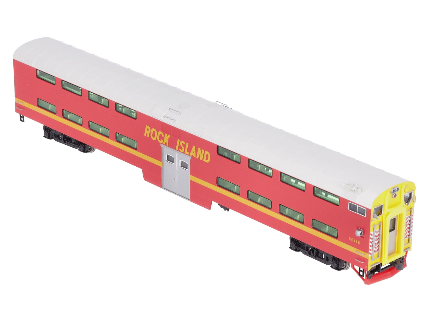 Kato 35-6024 HO Scale Rock Island Bi-Level Coach #CC116