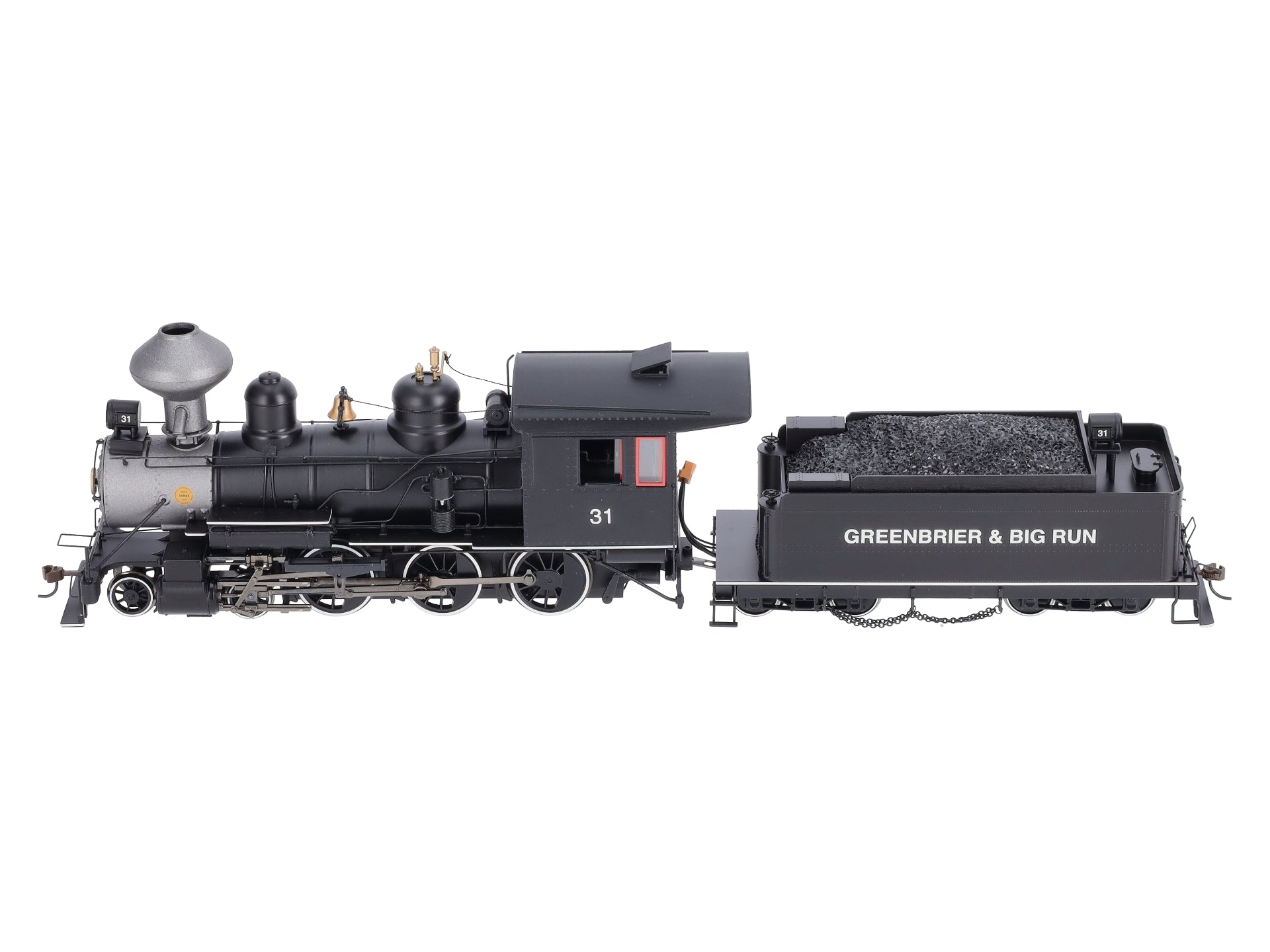 Bachmann 28657 On30 Greenbrier & Big Run Lumber Co. 4-6-0 Steam Loco w –  Trainz