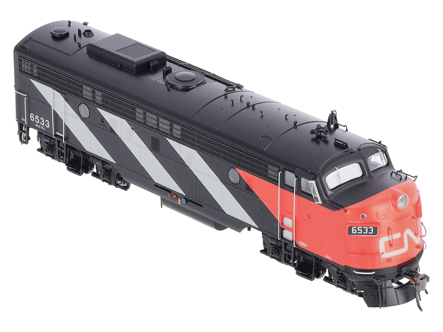 Rapido Trains 220575 HO Canadian National Noodle FP9A Diesel Engine #6533 w DCC