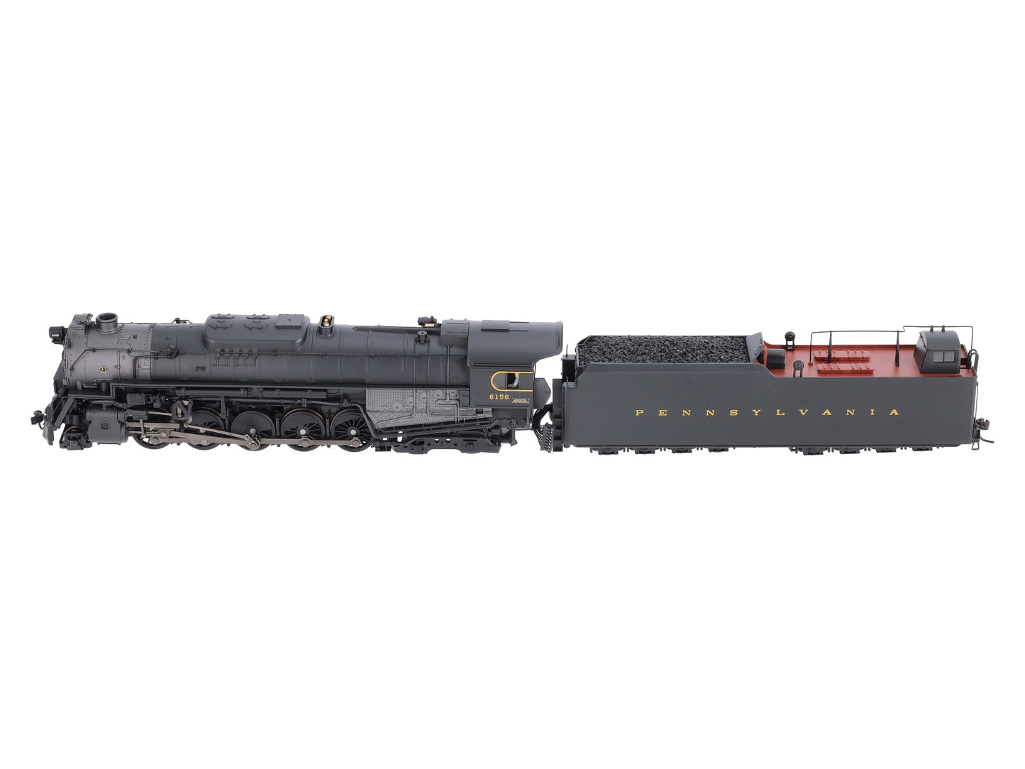 Broadway Limited 4677 HO Scale PRR J1 2-10-4 Steam Locomotive & Tender #6156