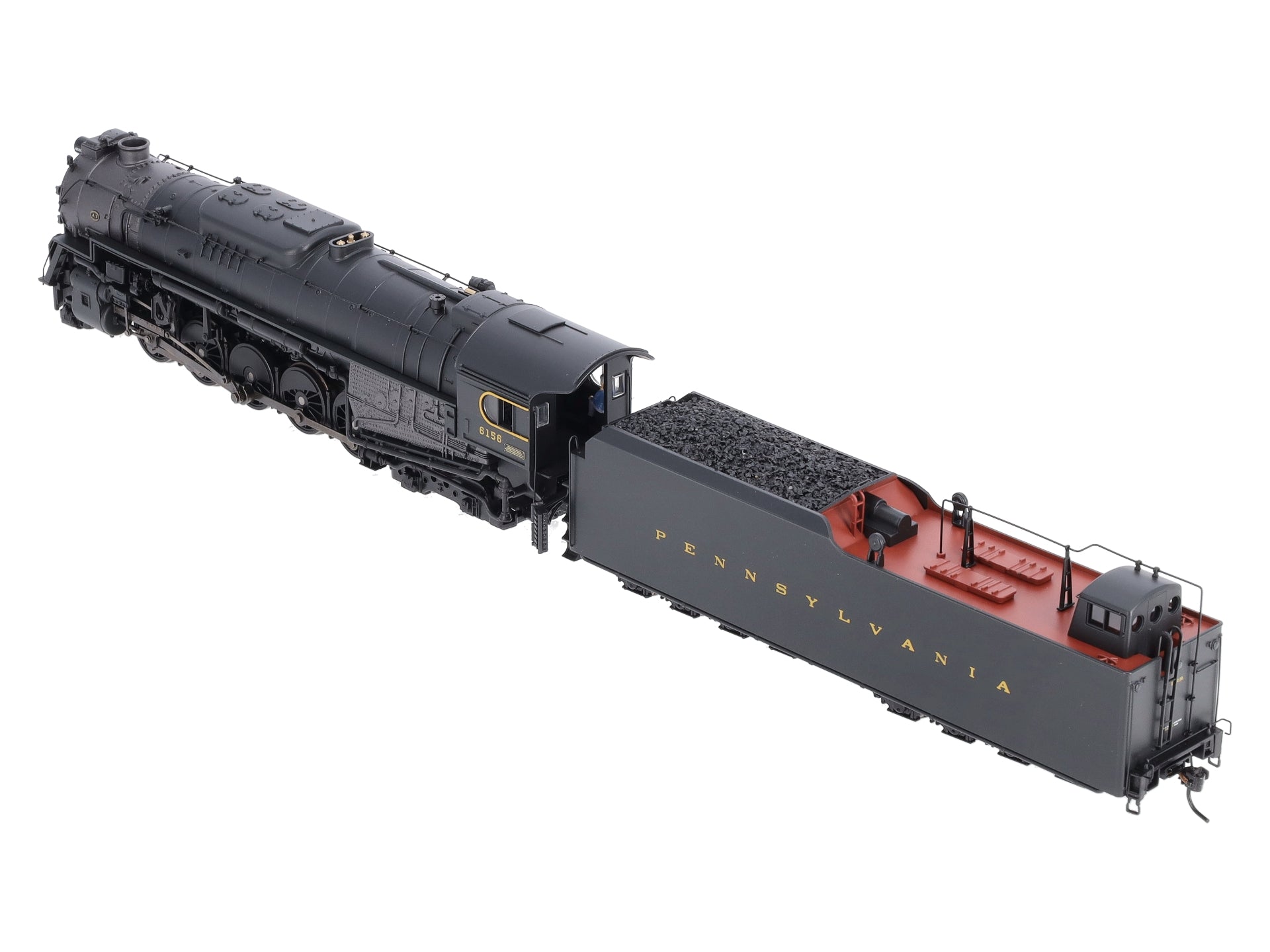 Broadway Limited 4677 HO Scale PRR J1 2-10-4 Steam Locomotive & Tender –  Trainz