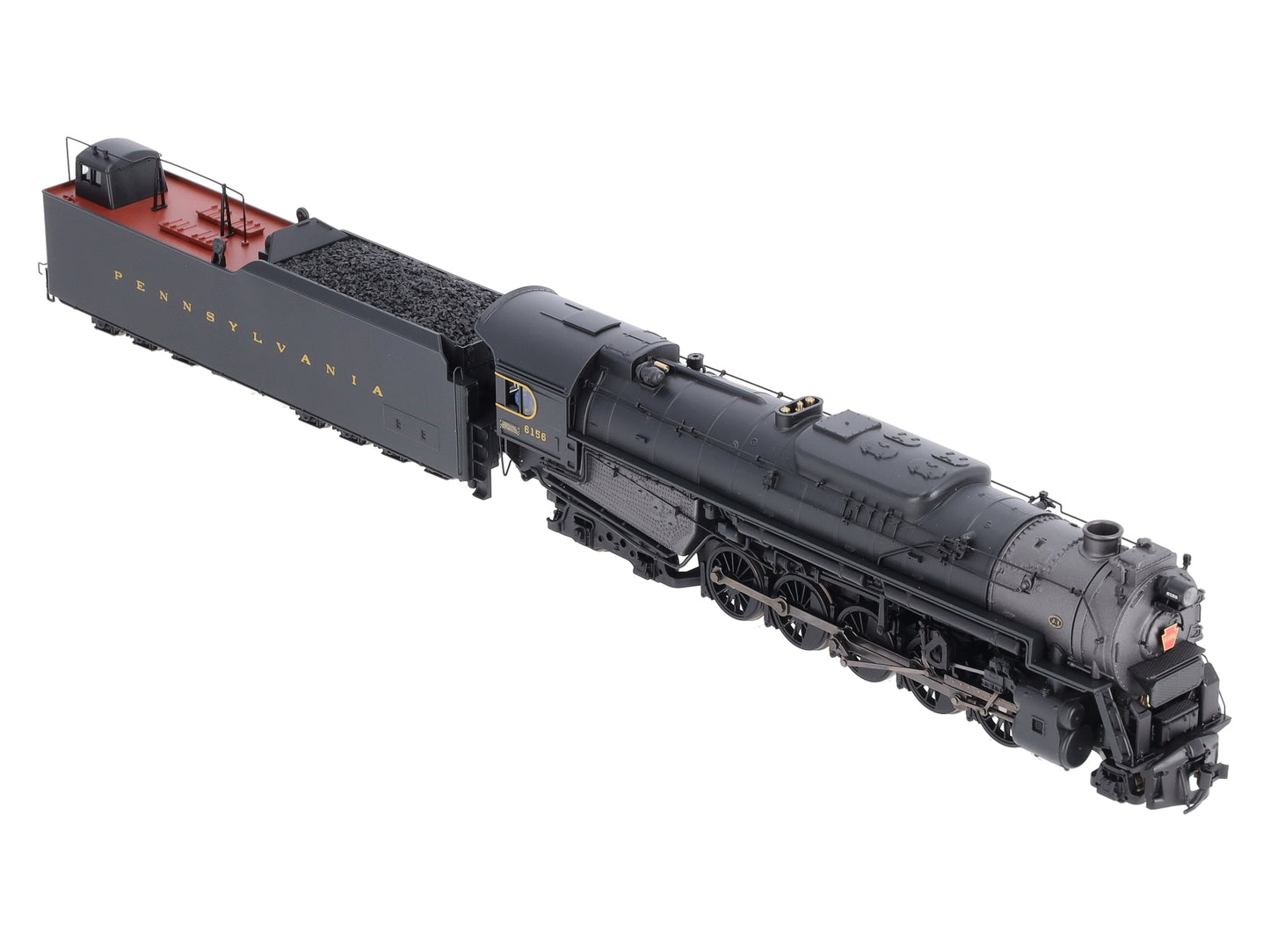 Broadway Limited 4677 HO Scale PRR J1 2-10-4 Steam Locomotive & Tender #6156