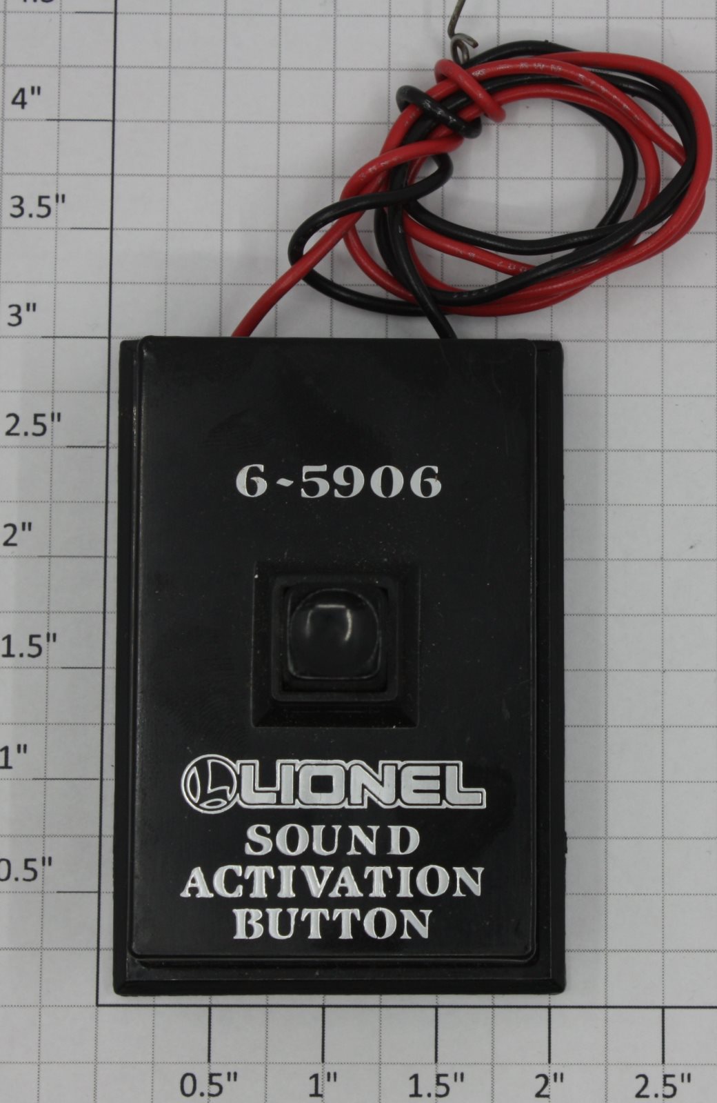 Lionel 6-5906 O Gauge Black Sound Activation Button