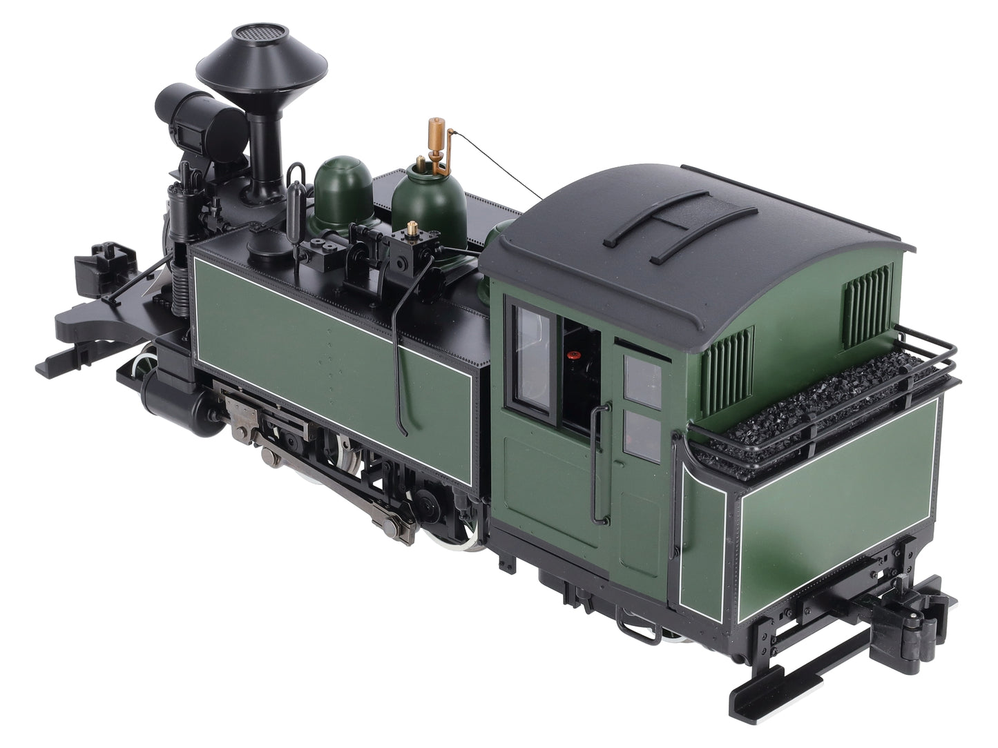 Bachmann 91199 G Scale 2-4-2 Painted/Unlettered Green/Black Steam Loco