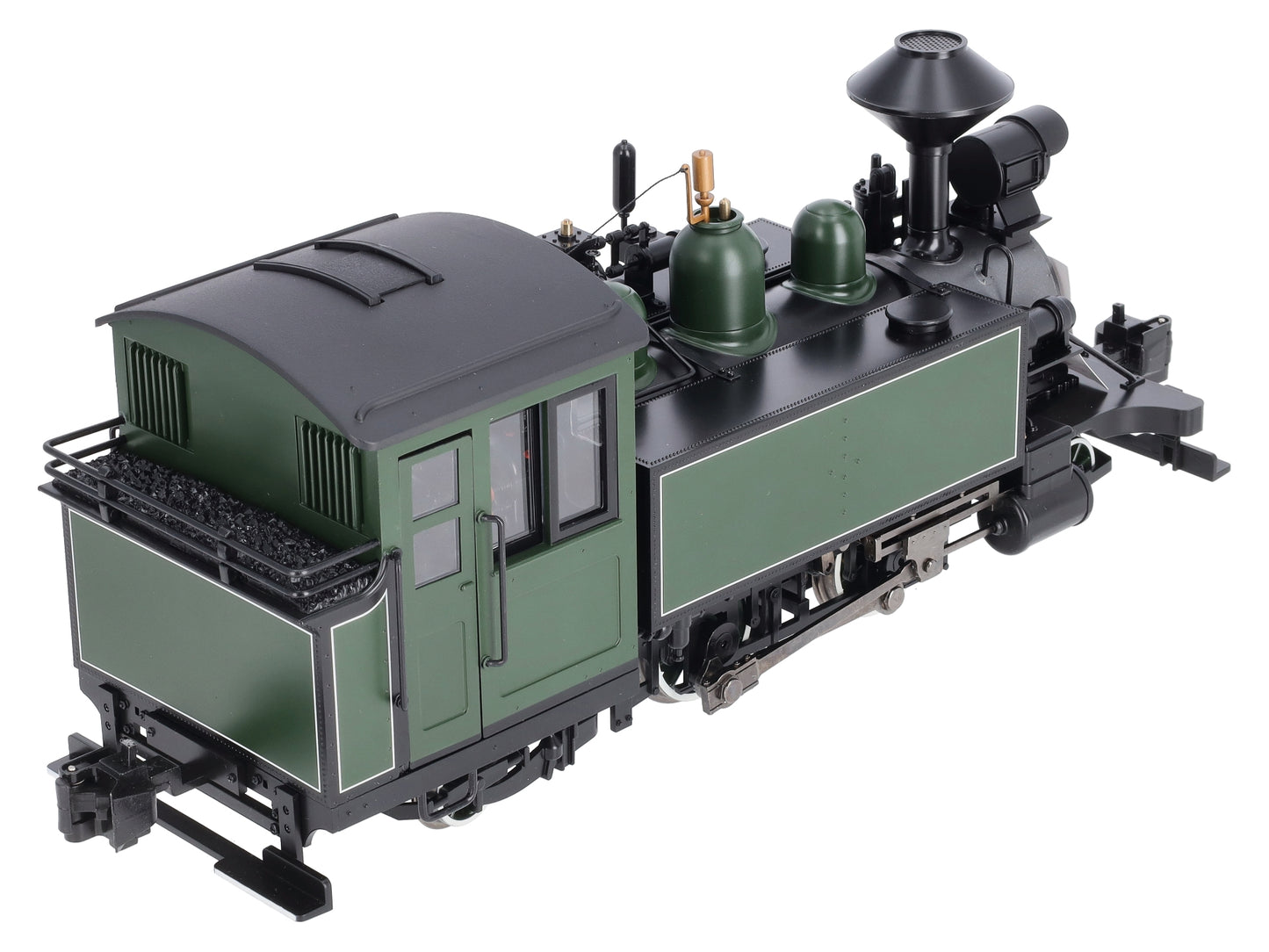 Bachmann 91199 G Scale 2-4-2 Painted/Unlettered Green/Black Steam Loco