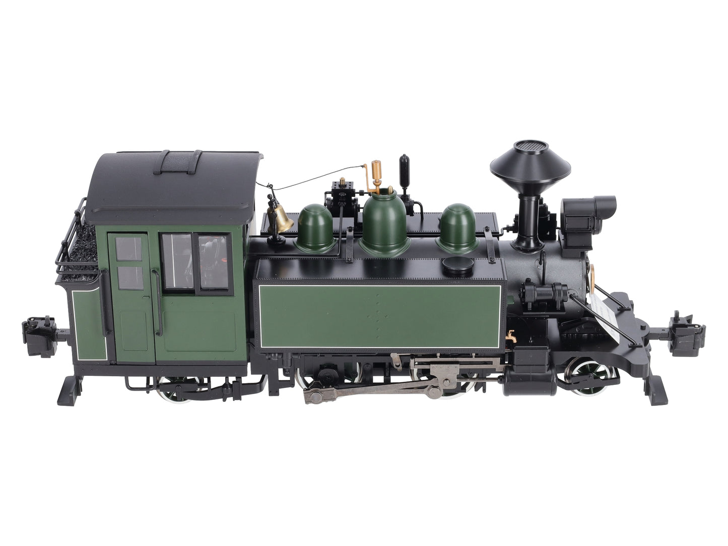 Bachmann 91199 G Scale 2-4-2 Painted/Unlettered Green/Black Steam Loco