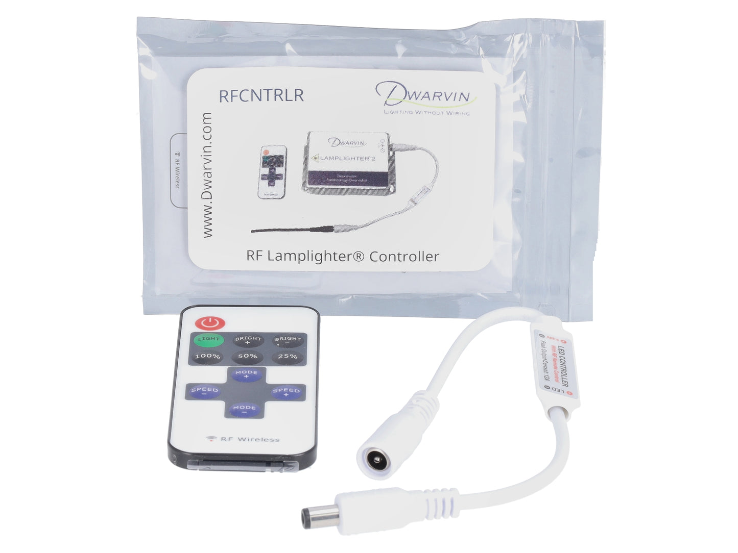 Dwarvin RFCNTRLR RF Lamplighter Remote Controller for Fiber Lighting Systems