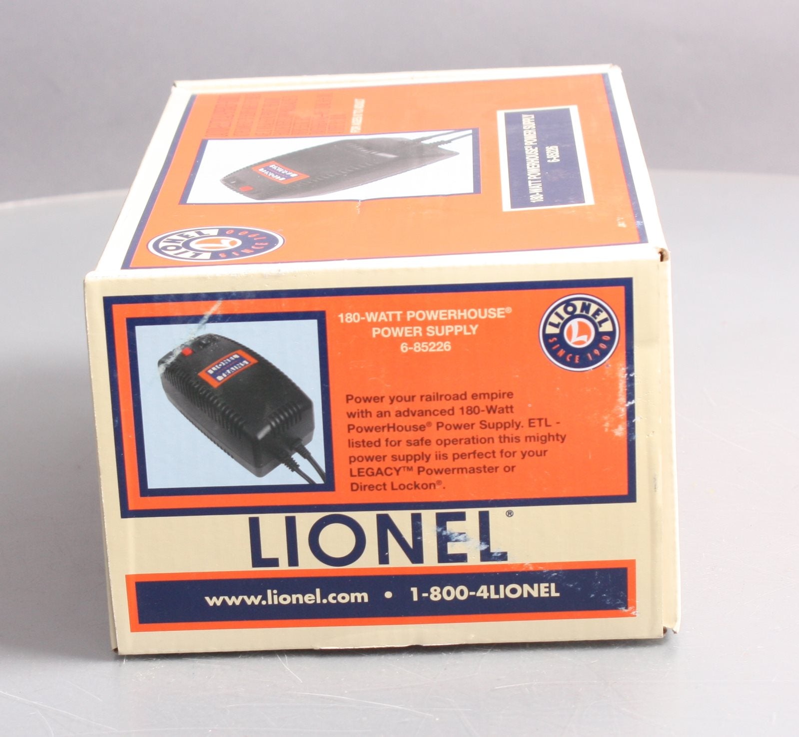 Lionel 6 85226 O 180 New Powerhouse Watt 10A Power Supply LN Box Trainz