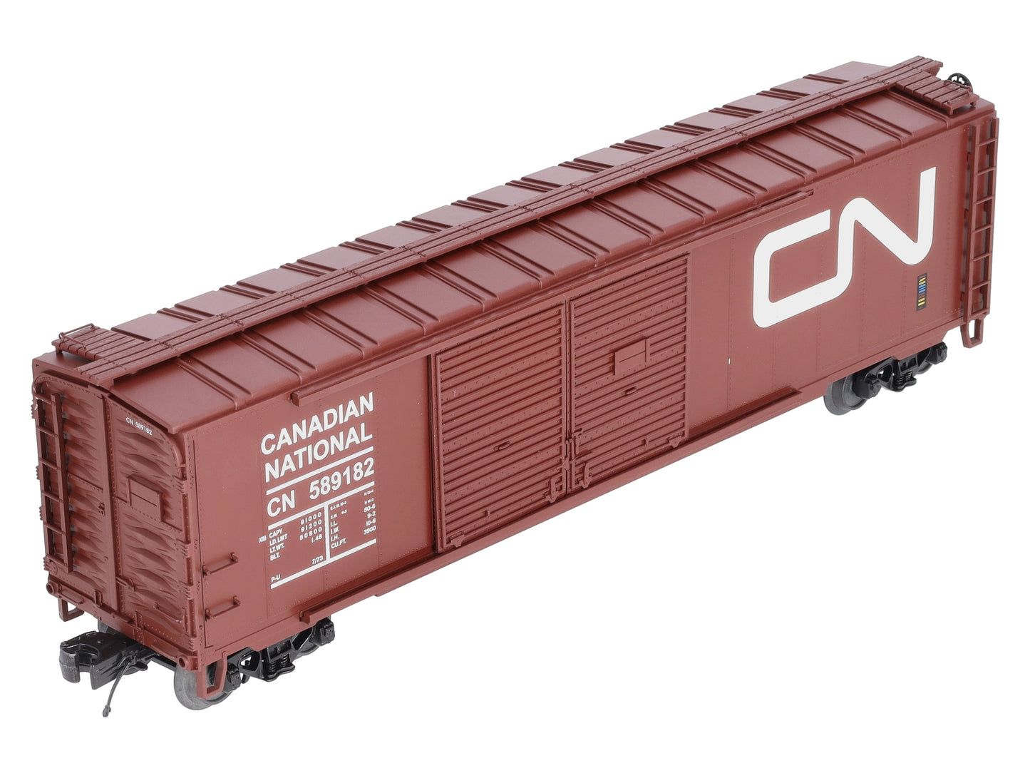 MTH 20-93555 O Gauge Canadian National Double Door 50’ Box Car #589182