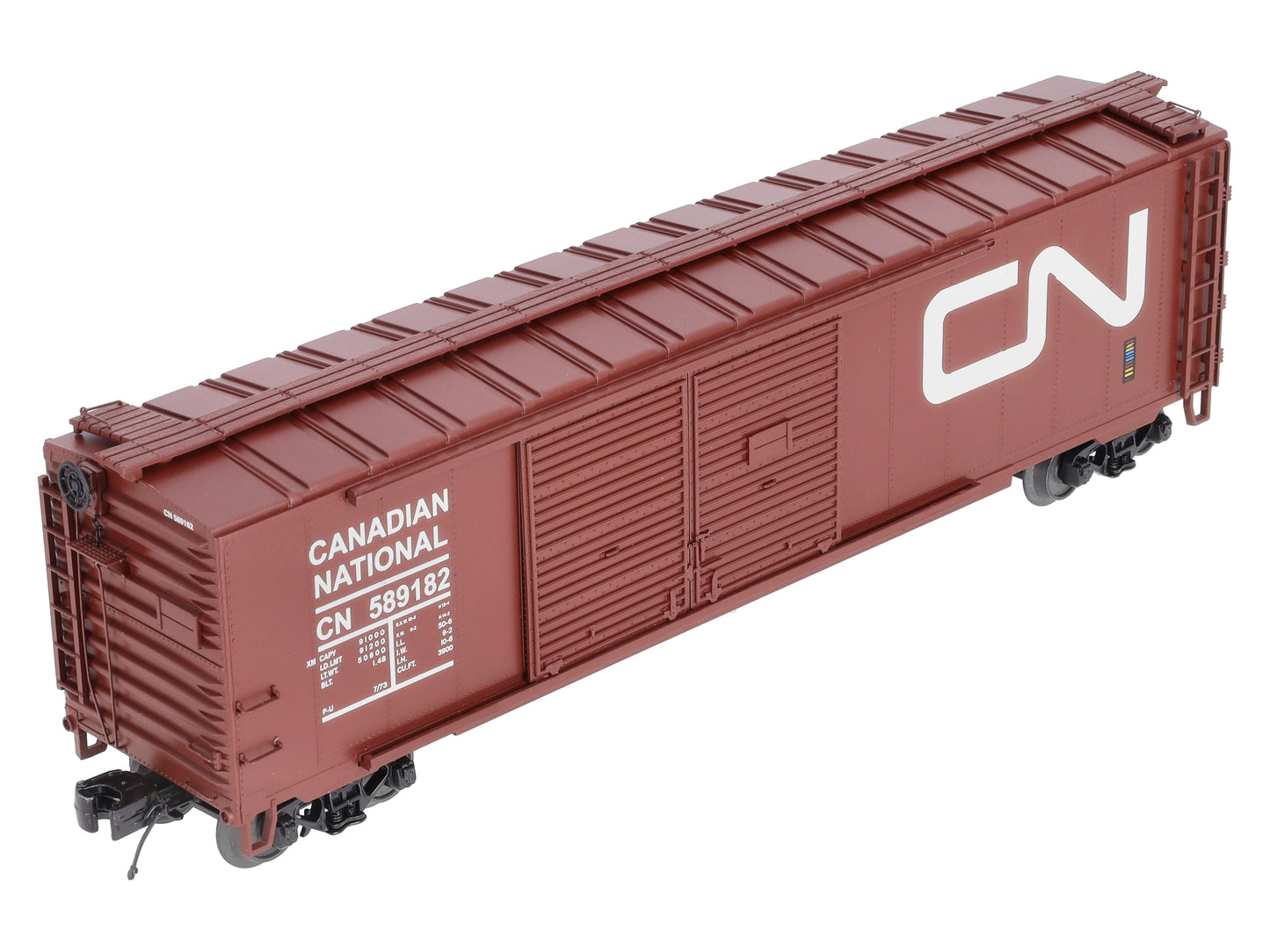 MTH 20-93555 O Gauge Canadian National Double Door 50’ Box Car #589182