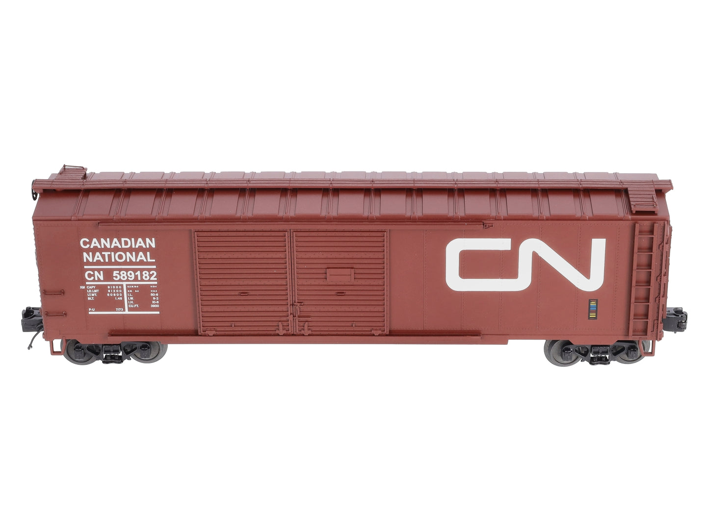 MTH 20-93555 O Gauge Canadian National Double Door 50’ Box Car #589182