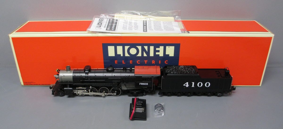 Lionel 6-18030 O Gauge Frisco 2-8-2 Mikado Steam Locomotive & Tender #4100 LN/Box