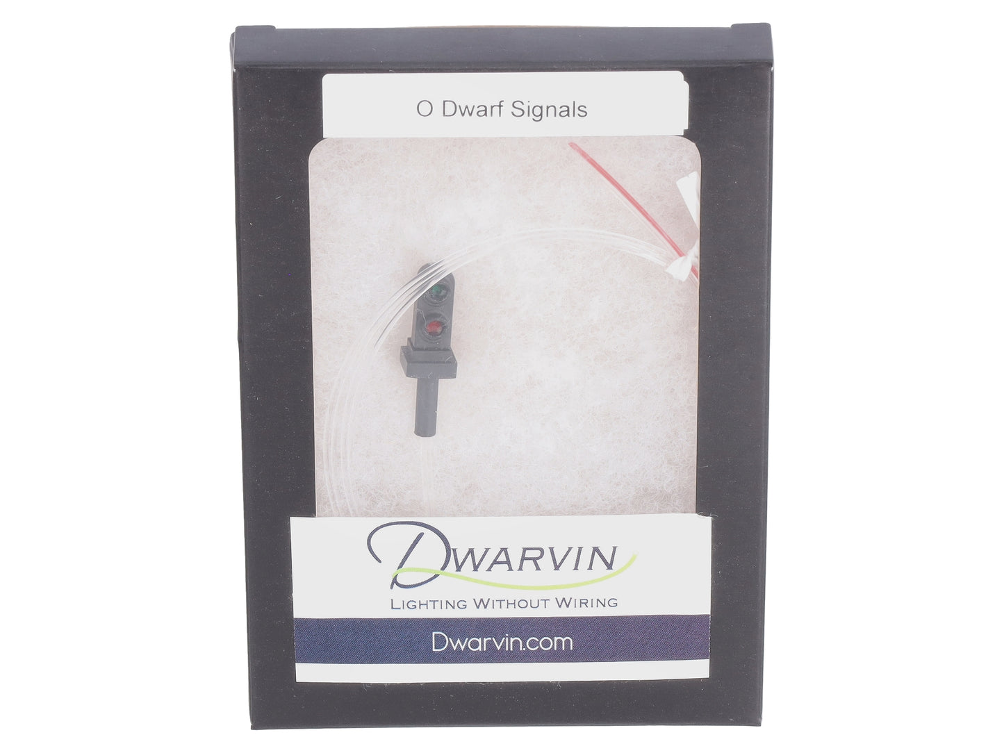 Dwarvin DVFLBS301 O Fiber-Lit 2 Black Dwarf Signal (Single)