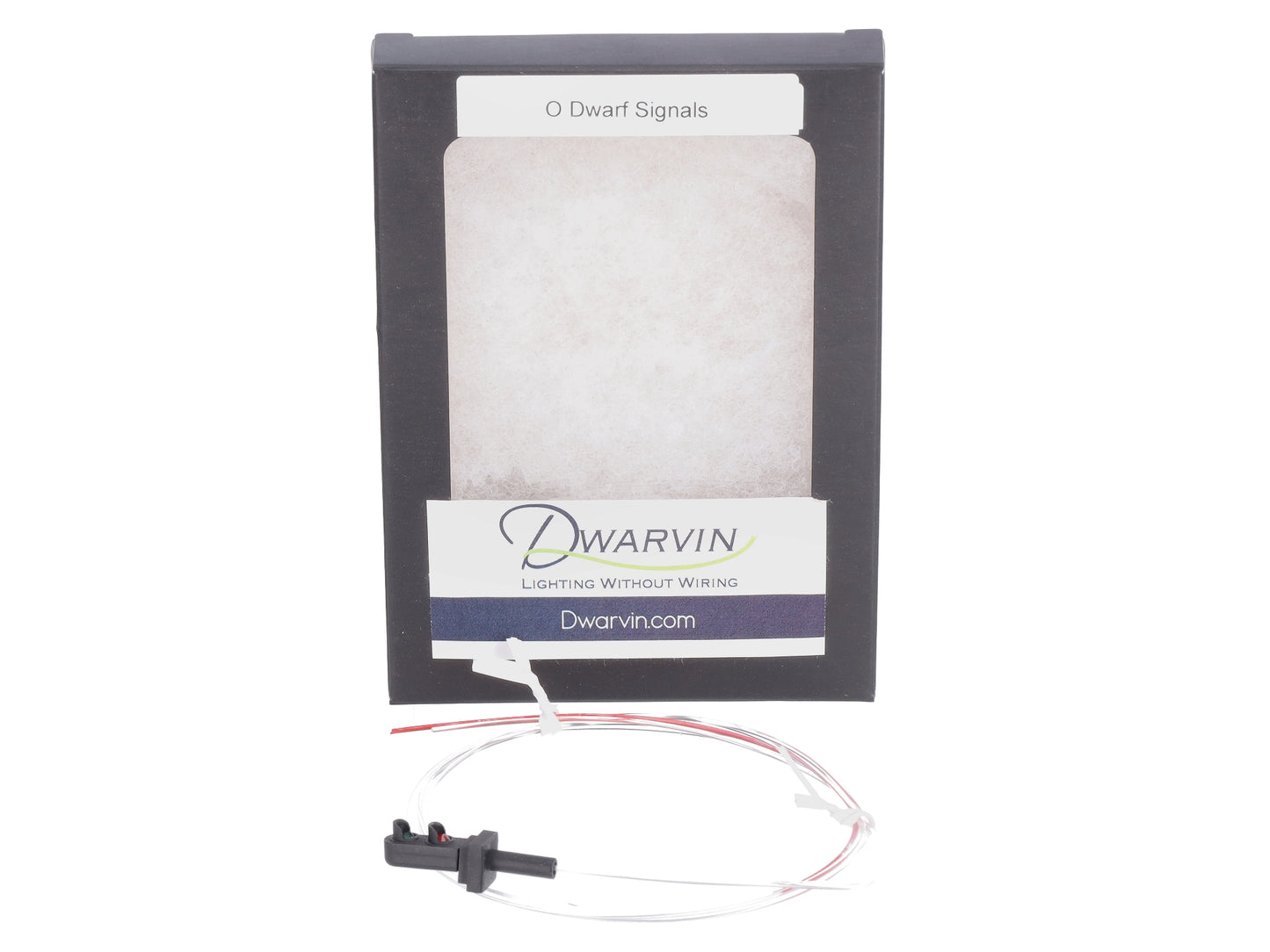 Dwarvin DVFLBS301 O Fiber-Lit 2 Black Dwarf Signal (Single)