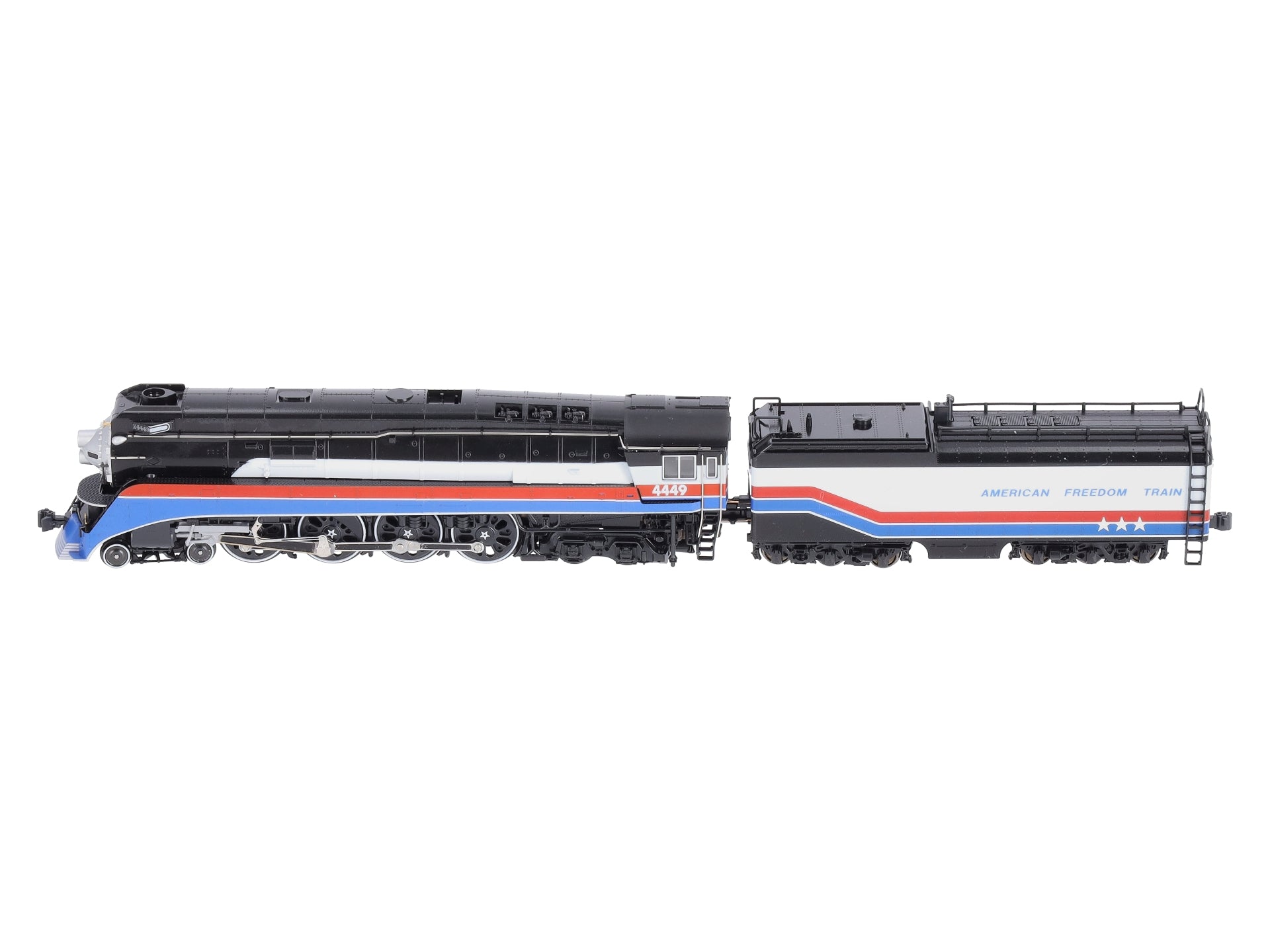 Kato 126-0311 N American Freedom Train 4-8-4 GS-4 Steam Locomotive #44 –  Trainz