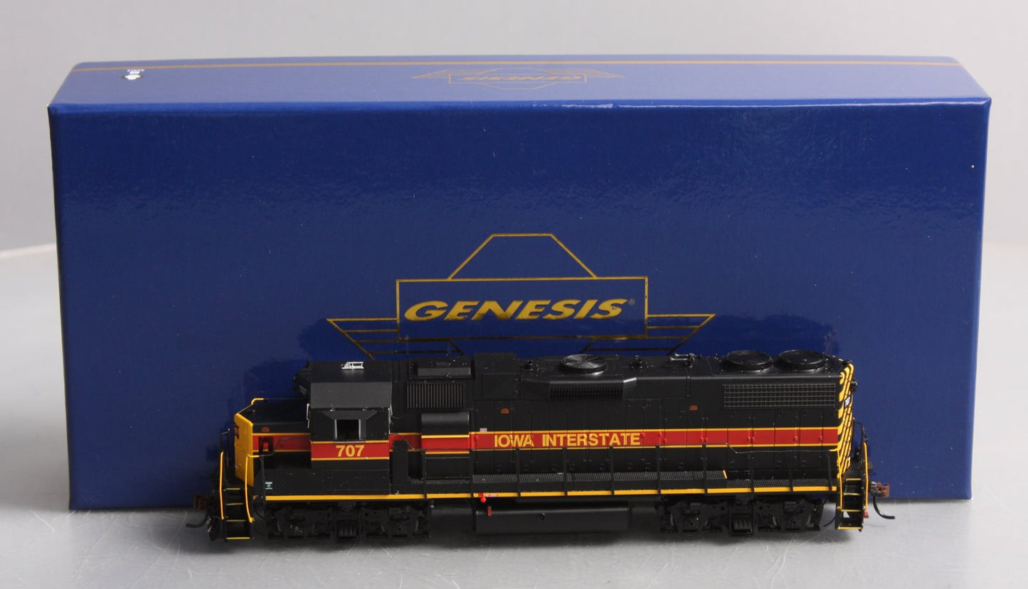 Athearn G40737 HO Scale Iowa Interstate GP38-2 Phase I Diesel Locomotive #707