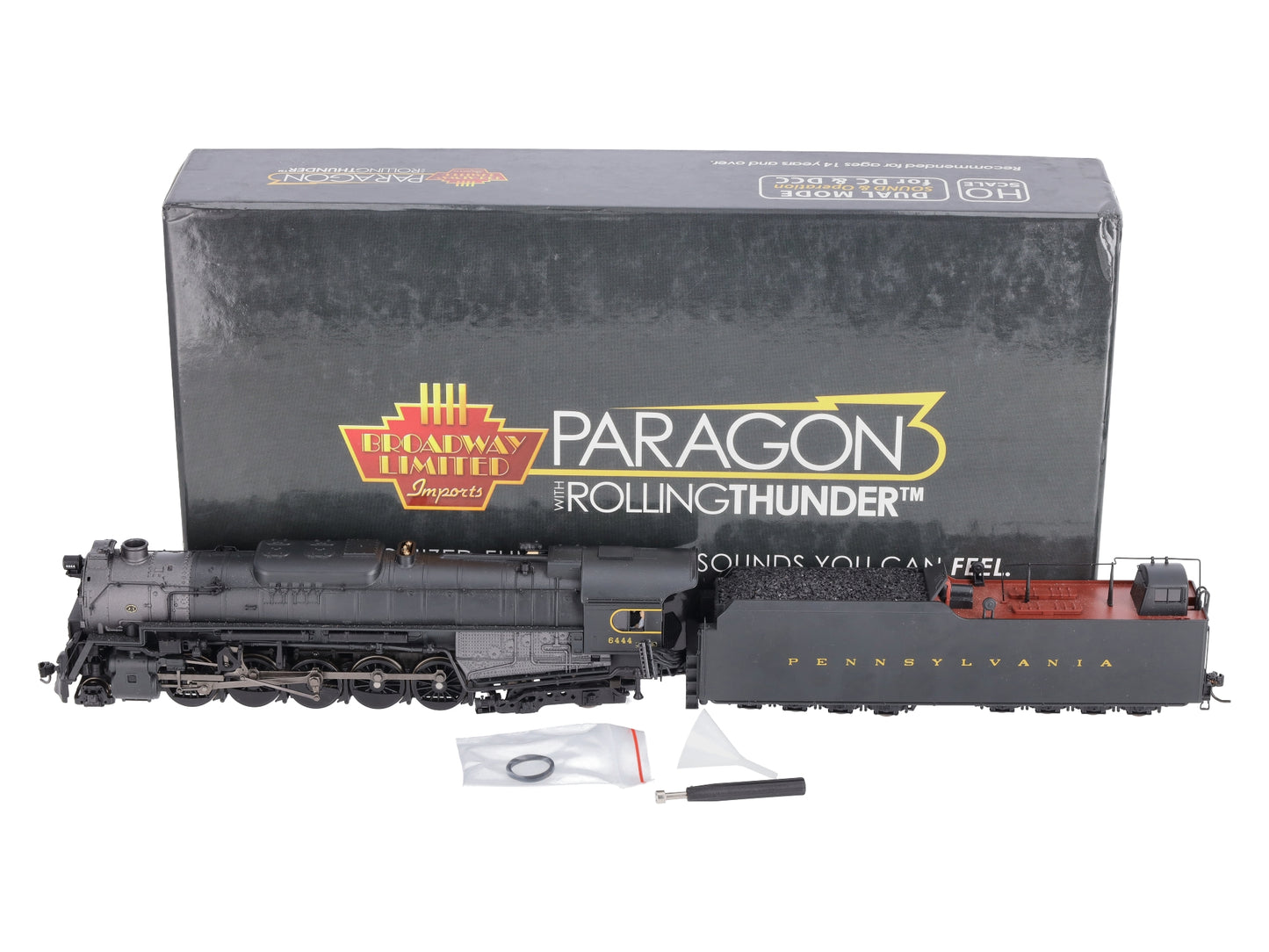 Broadway Limited 4676 HO PRR J1 2-10-4 Steam Loco w/Paragon3 Sound/DC/DCC #6444